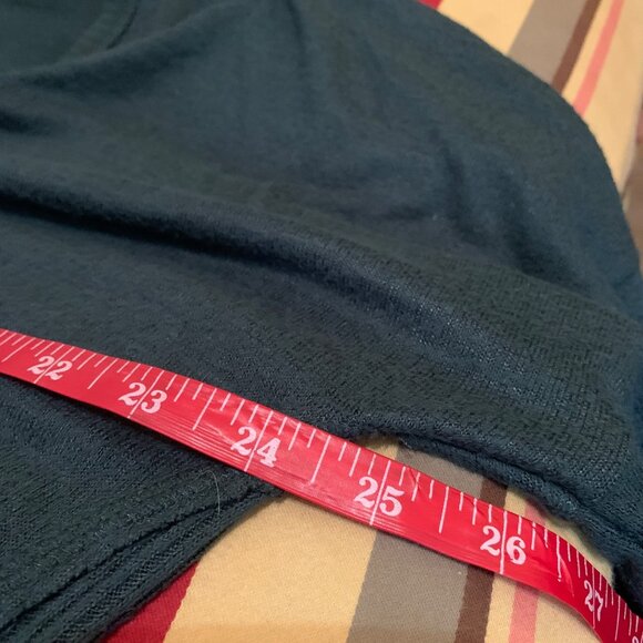 Abercrombie & Fitch Sweater Green Long Sleeve V-Neck Soft A&F Cozy XL Classic - Picture 11 of 14